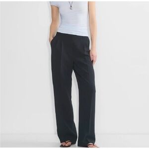 Wilfred Black Wide-Leg Pants